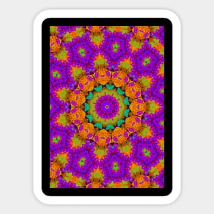 Shamanic psychedelic kaleidoscope Sticker